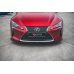 Накладка сплиттер на передний бампер на Lexus LC 500